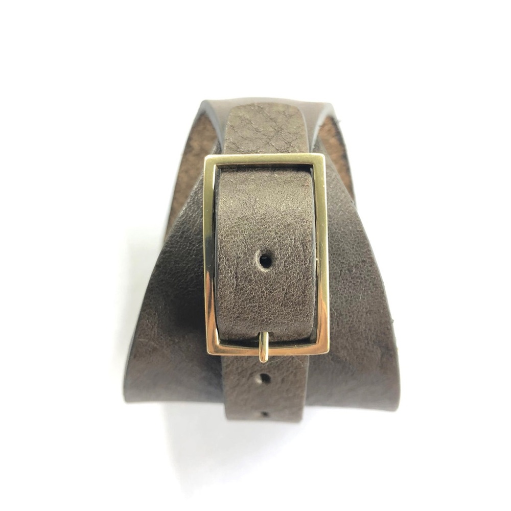ELEANOR STONE NYC Leather Brown Bracelet